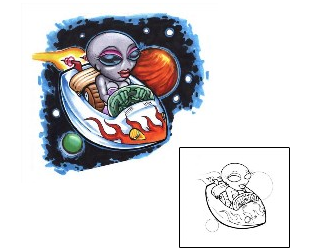 Astronomy Tattoo Horror tattoo | SXF-00042