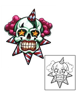 Clown Tattoo Horror tattoo | SXF-00059