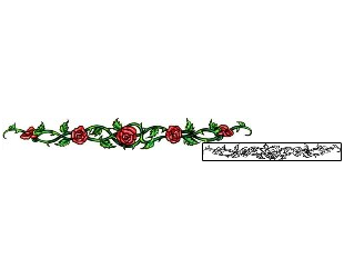 Rose Tattoo Specific Body Parts tattoo | SXF-00094