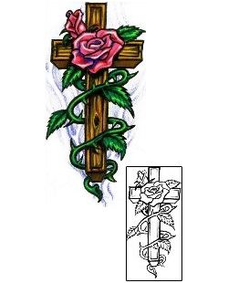 Cross Tattoo Religious & Spiritual tattoo | SXF-00123