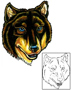 Dog Tattoo Animal tattoo | SXF-00132