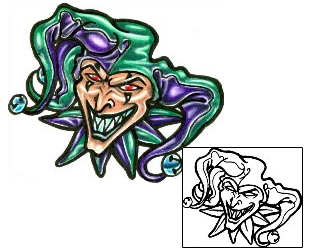 Joker - Jester Tattoo Mythology tattoo | SXF-00141