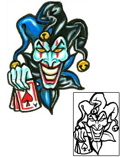 Joker - Jester Tattoo Mythology tattoo | SXF-00142
