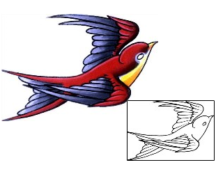 Bird Tattoo Animal tattoo | SXF-00171