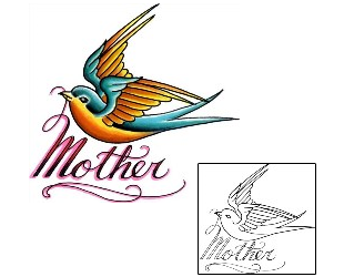 Swallow Tattoo For Women tattoo | SXF-00176