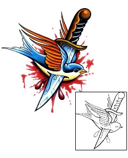 Swallow Tattoo For Women tattoo | SXF-00177