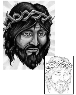 Jesus Tattoo Religious & Spiritual tattoo | SXF-00181