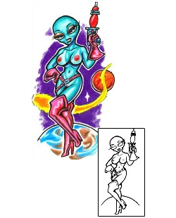 Alien Tattoo For Men tattoo | SXF-00195