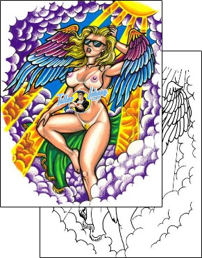 Pin Up Tattoo angel-tattoos-steve-comeaux-sxf-00196