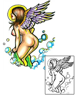 Angel Tattoo Religious & Spiritual tattoo | SXF-00199