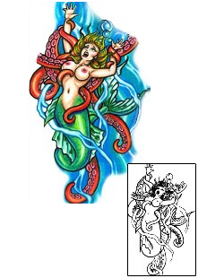 Mermaid Tattoo Mythology tattoo | SXF-00232