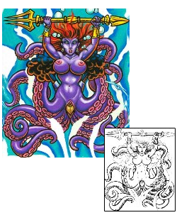 Octopus Tattoo Mythology tattoo | SXF-00236