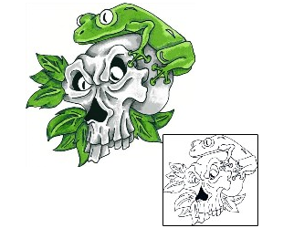 Frog Tattoo Horror tattoo | SZF-00031