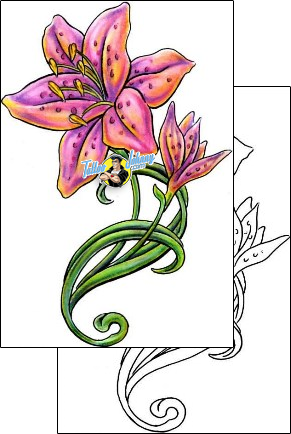Lily Tattoo plant-life-lily-tattoos-thomas-jacobson-t9f-00003
