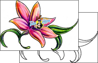 Lily Tattoo plant-life-lily-tattoos-thomas-jacobson-t9f-00038