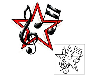 Music Tattoo Miscellaneous tattoo | T9F-00122