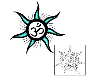 Sun Tattoo Astronomy tattoo | T9F-00127