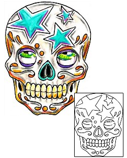 Day of the Dead Tattoo Ethnic tattoo | T9F-00136