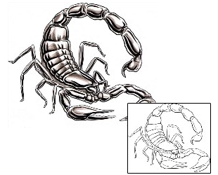 Scorpio Tattoo Zodiac tattoo | T9F-00159