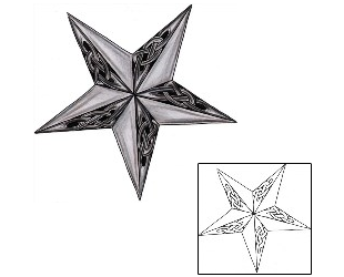 Nautical Star Tattoo Tattoo Styles tattoo | T9F-00186