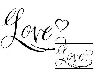 Love Tattoo For Women tattoo | T9F-00203