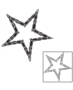 Star Tattoo Astronomy tattoo | T9F-00216