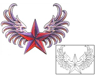 Nautical Star Tattoo For Women tattoo | T9F-00226