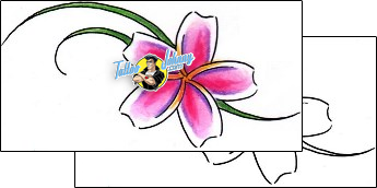 Plumeria Tattoo t9f-00237