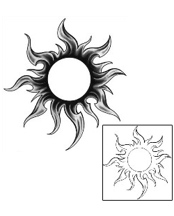 Sun Tattoo Astronomy tattoo | T9F-00264