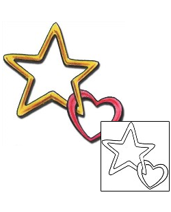 Star Tattoo For Women tattoo | T9F-00294