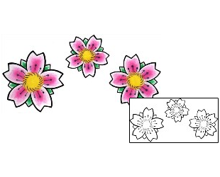 Cherry Blossom Tattoo Plant Life tattoo | T9F-00298