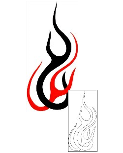 Fire – Flames Tattoo Tattoo Styles tattoo | T9F-00318