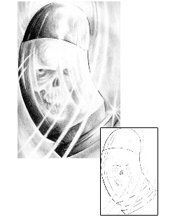 Skull Tattoo Horror tattoo | T9F-00385