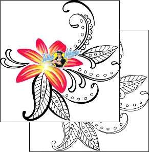 Decorative Tattoo flower-tattoos-thomas-jacobson-t9f-00390