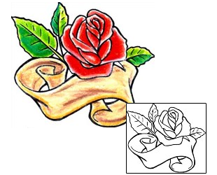 Rose Tattoo Plant Life tattoo | T9F-00394