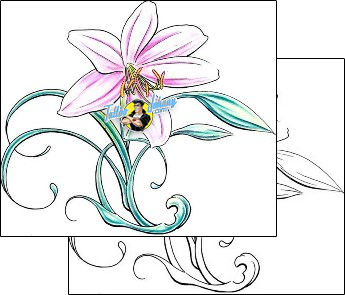 Lily Tattoo plant-life-lily-tattoos-thomas-jacobson-t9f-00400