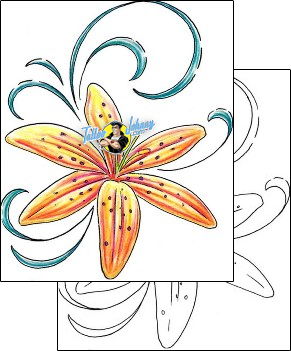 Lily Tattoo plant-life-lily-tattoos-thomas-jacobson-t9f-00404