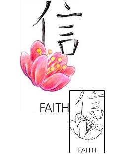 Religious & Spiritual Tattoo T9F-00407