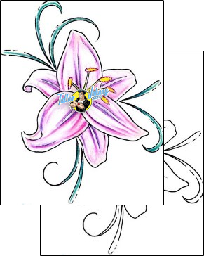 Lily Tattoo plant-life-lily-tattoos-thomas-jacobson-t9f-00410