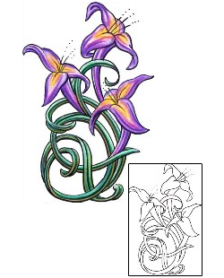 Lily Tattoo Plant Life tattoo | T9F-00413