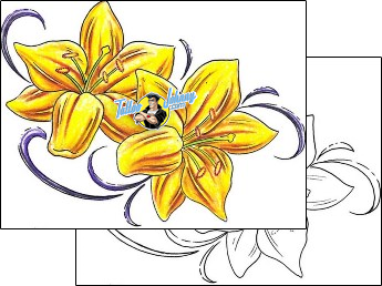 Lily Tattoo plant-life-lily-tattoos-thomas-jacobson-t9f-00426