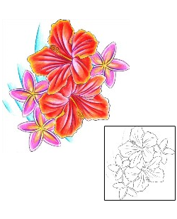 Hibiscus Tattoo Plant Life tattoo | T9F-00435