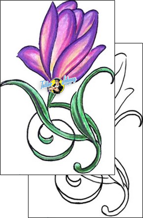 Tulip Tattoo plant-life-tulip-tattoos-thomas-jacobson-t9f-00441