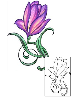 Tulip Tattoo Plant Life tattoo | T9F-00441