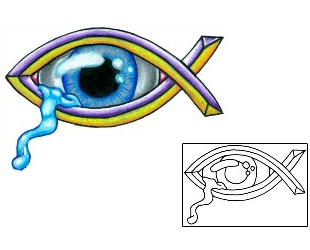 Eye Tattoo Ichthys of Sorrow Tattoo