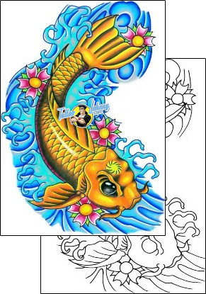 Fish Tattoo marine-life-fish-tattoos-toby-ackerman-taf-00052