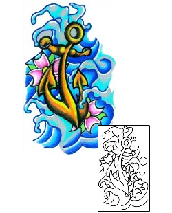 Anchor Tattoo Patronage tattoo | TAF-00054