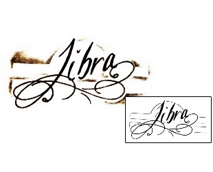 Libra Tattoo Zodiac tattoo | TDF-00036