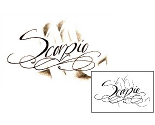Scorpio Tattoo Zodiac tattoo | TDF-00039