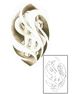 Money Tattoo Miscellaneous tattoo | TDF-00057